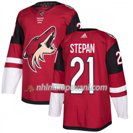 Arizona Coyotes Dresy Derek Stepan 21 Adidas 2017-2018 Maroon Authentic - Pánské